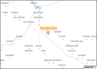 map of Moubigou