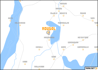map of Moudal