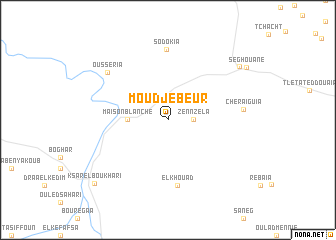 map of Moudjebeur