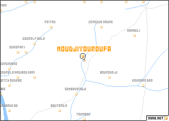 map of Moudji Youroufa