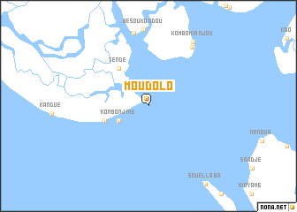 map of Moudolo