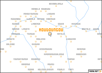 map of Moudoungou