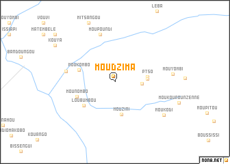 map of Moudzima