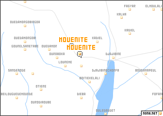 map of Mouénité