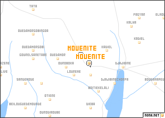 map of Mouénité