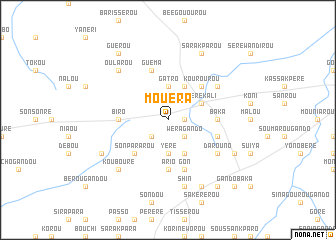 map of Mouéra