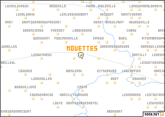 map of Mouettes