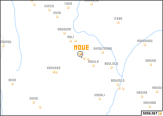 map of Moué