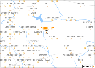 map of Mougny