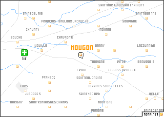 map of Mougon