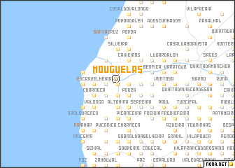 map of Mouguelas