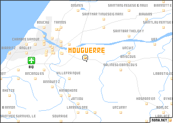 map of Mouguerre