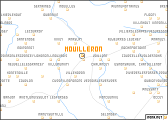 map of Mouilleron
