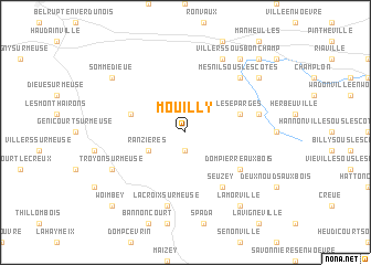 map of Mouilly