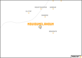 map of Moui Oum el Ahoum