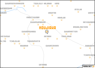 map of Moujiawa
