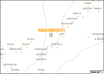 map of Moukaba Neny