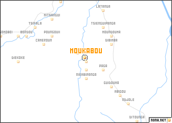 map of Moukabou
