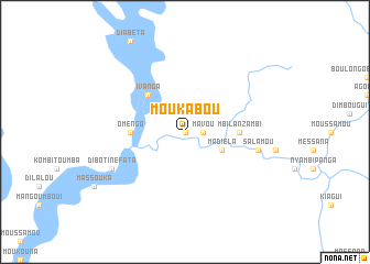 map of Moukabou