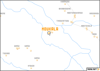map of Moukala