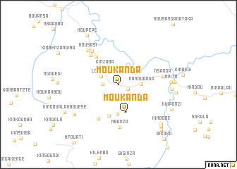 map of Moukanda