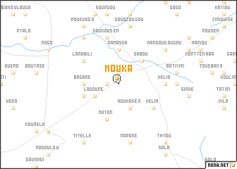 map of Mouka