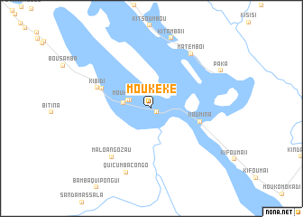 map of Moukéké