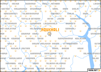 map of Moukhāli