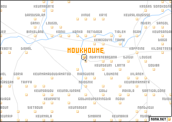 map of Moukhoumé