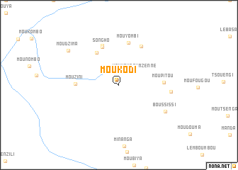 map of Moukodi