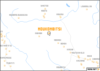 map of Moukombitsi