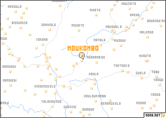 map of Moukombo