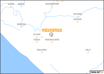 map of Moukondo