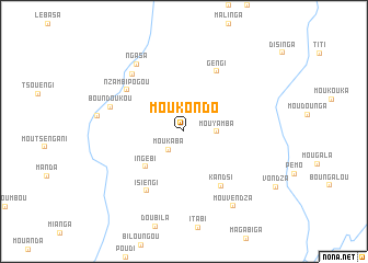 map of Moukondo