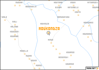 map of Moukondza