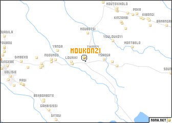 map of Moukonzi