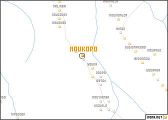 map of Moukoro