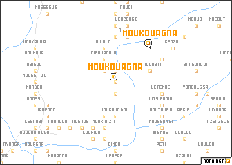 map of Moukouagna