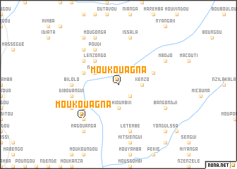 map of Moukouagna