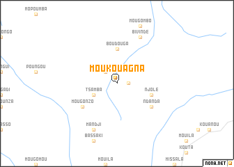 map of Moukouagna