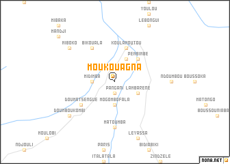 map of Moukouagna