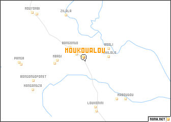 map of Moukoualou