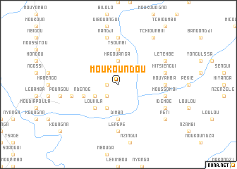 map of Moukoundou