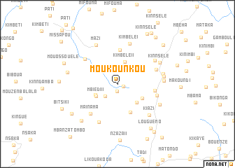 map of Moukounkou