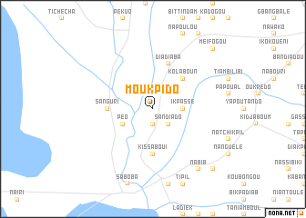 map of Moukpido