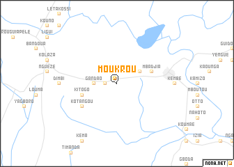 map of Moukrou