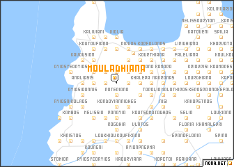 map of Mouladhianá