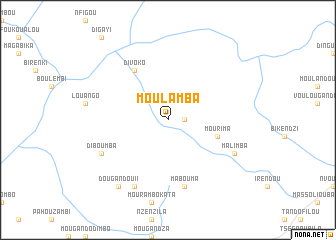 map of Moulamba