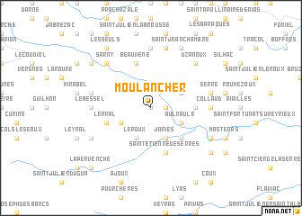 map of Moulancher