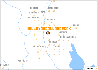 map of Moulay Abdallah Dekak